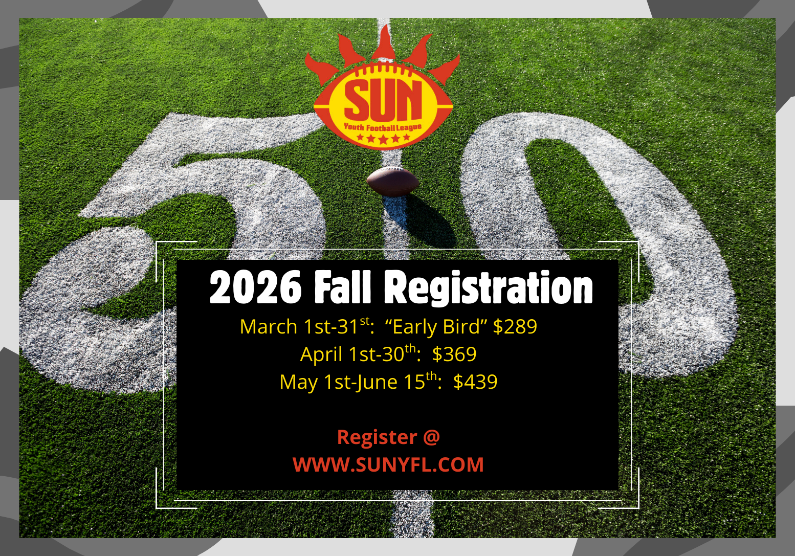 Fall Registration