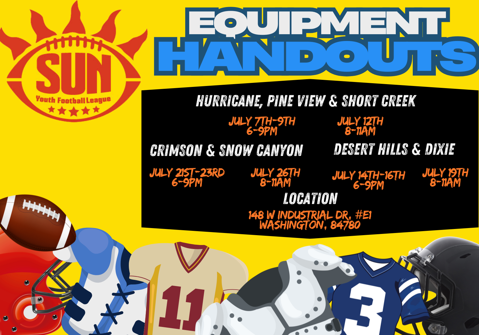 SUNYFL Equipment Handouts